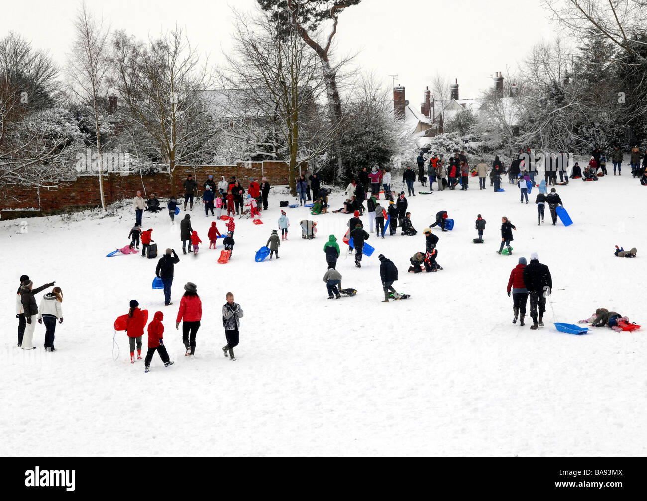 Winter schnee Stockfoto