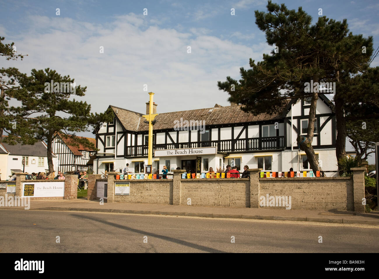 Thorpeness Strandhaus Stockfoto