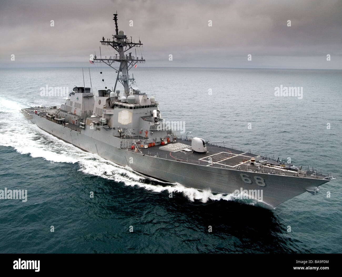 Der US-Marine Zerstörer USS The Sullivans Stockfoto