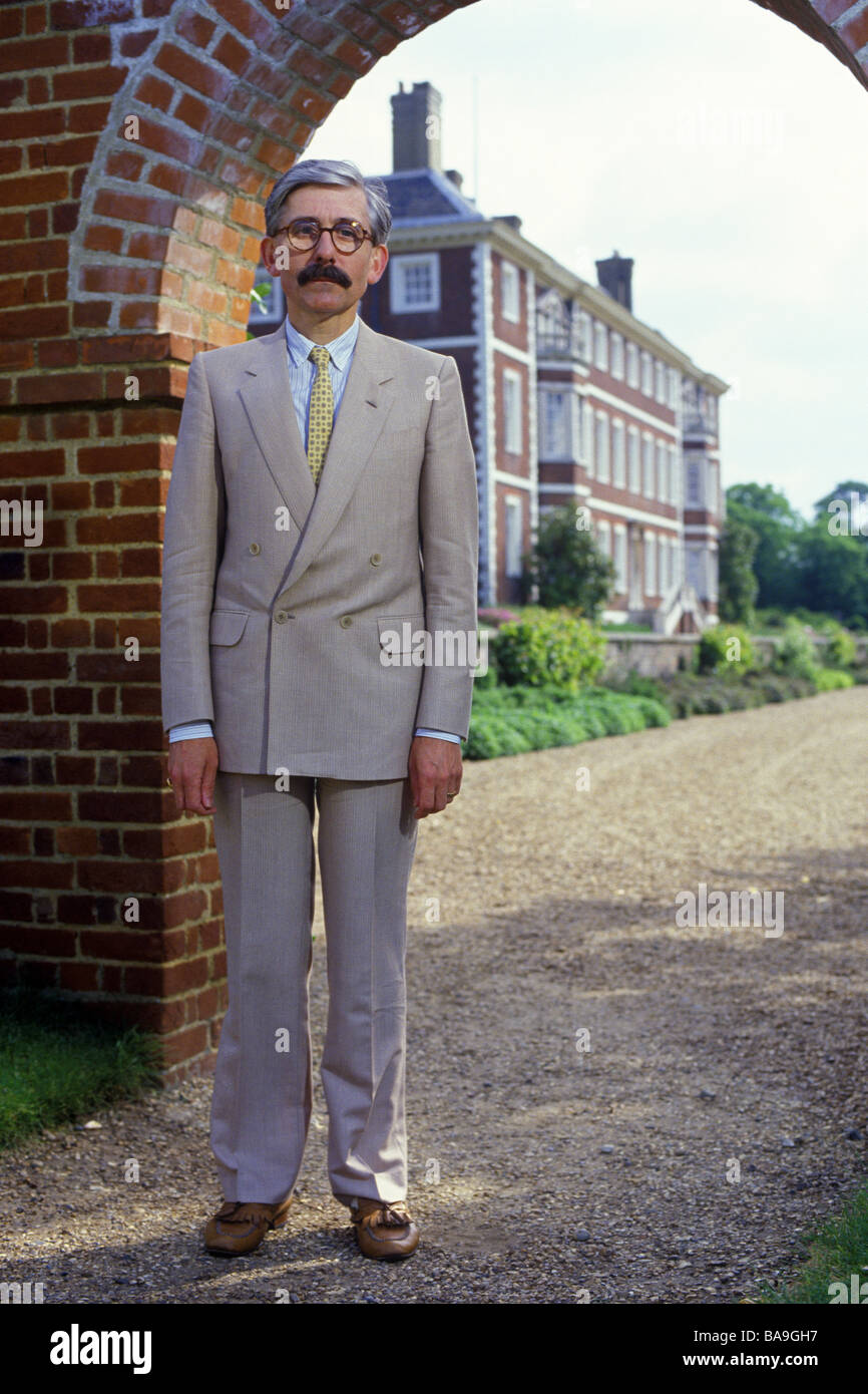 Sir Roy Strong ehemaliger Direktor des Victoria & Albert Museum London PER0150 Stockfoto