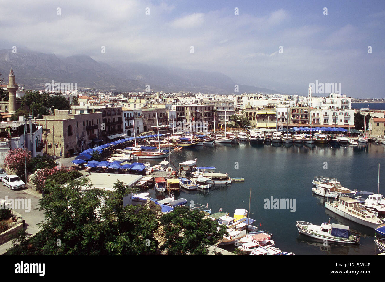 KYRENIA HARBOUR IN DEN 60ER JAHREN Stockfoto