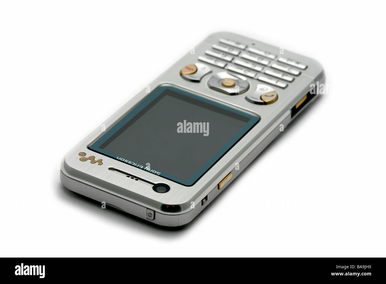 Mobile Handy zellulären handliche moderne neue Technologie kleines tragbares Telefon Telekom Telekommunikation Sony Ericsson Stockfoto