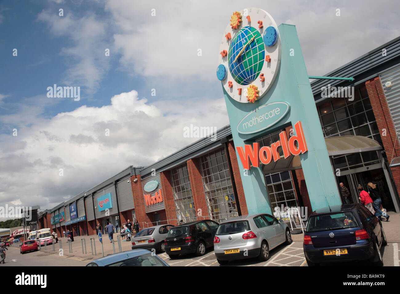 Mothercare World Shop, Festival Retail Park, Stoke-on-Trent Stockfoto