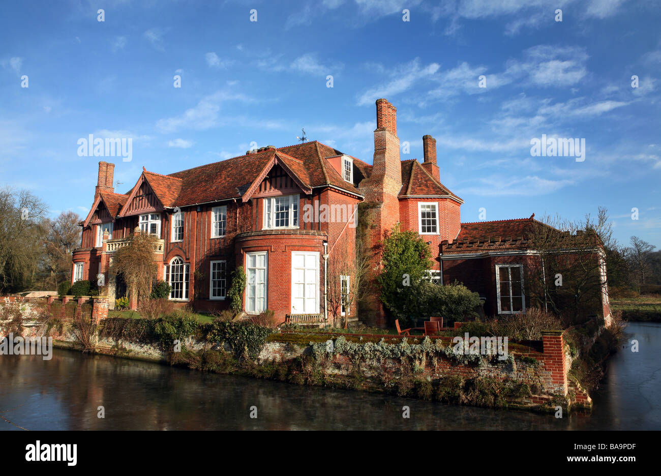 Allgemeine Ansichten Boxted Hall Boxted in der Nähe von Sudbury, Suffolk Stockfoto