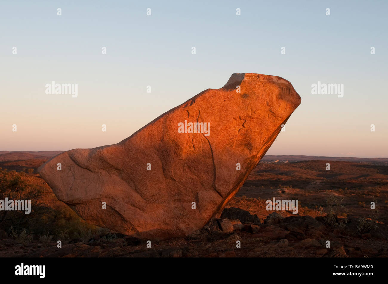 Skulptur-Symposium in Living Desert Reserve Broken Hill New South Wales Australien Stockfoto