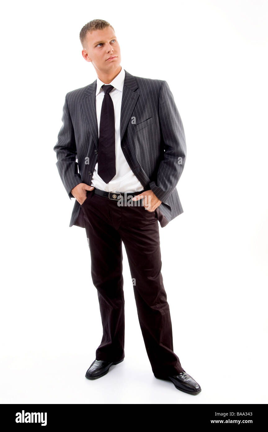 stehen hübsche adult Chef Stockfoto