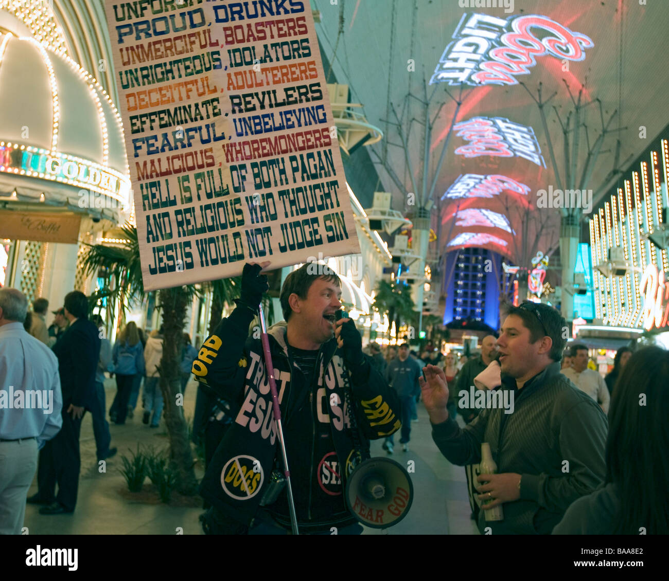 Las Vegas-religion Stockfoto