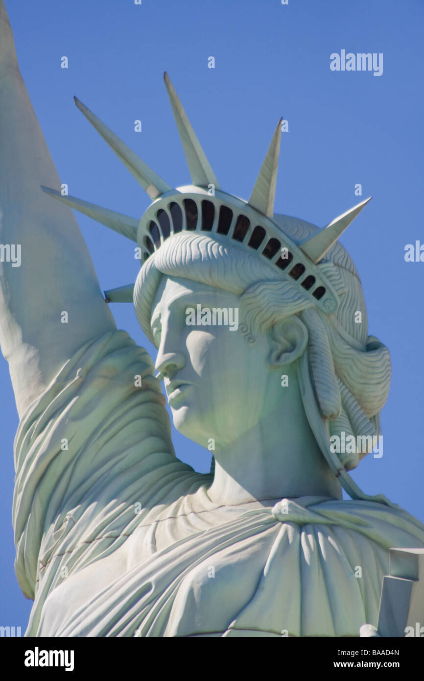 Statue of Liberty, New York New York Las Vegas Hotel and Casino, Las Vegas, Nevada, Vereinigte Staaten Stockfoto