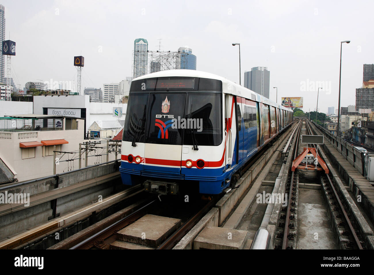 Bangkok Skytrain BST Stockfoto