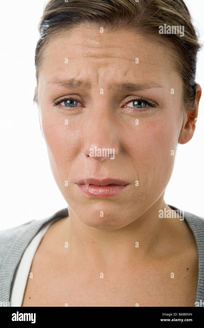 Porträt einer skandinavischen Frau, Schweden. Stockfoto