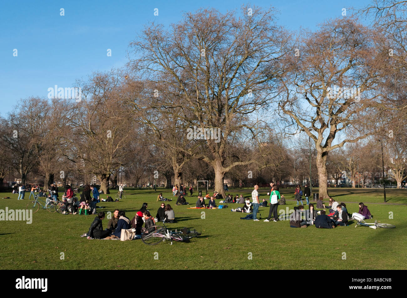 Hackney, London Fields, London, England, UK Stockfoto