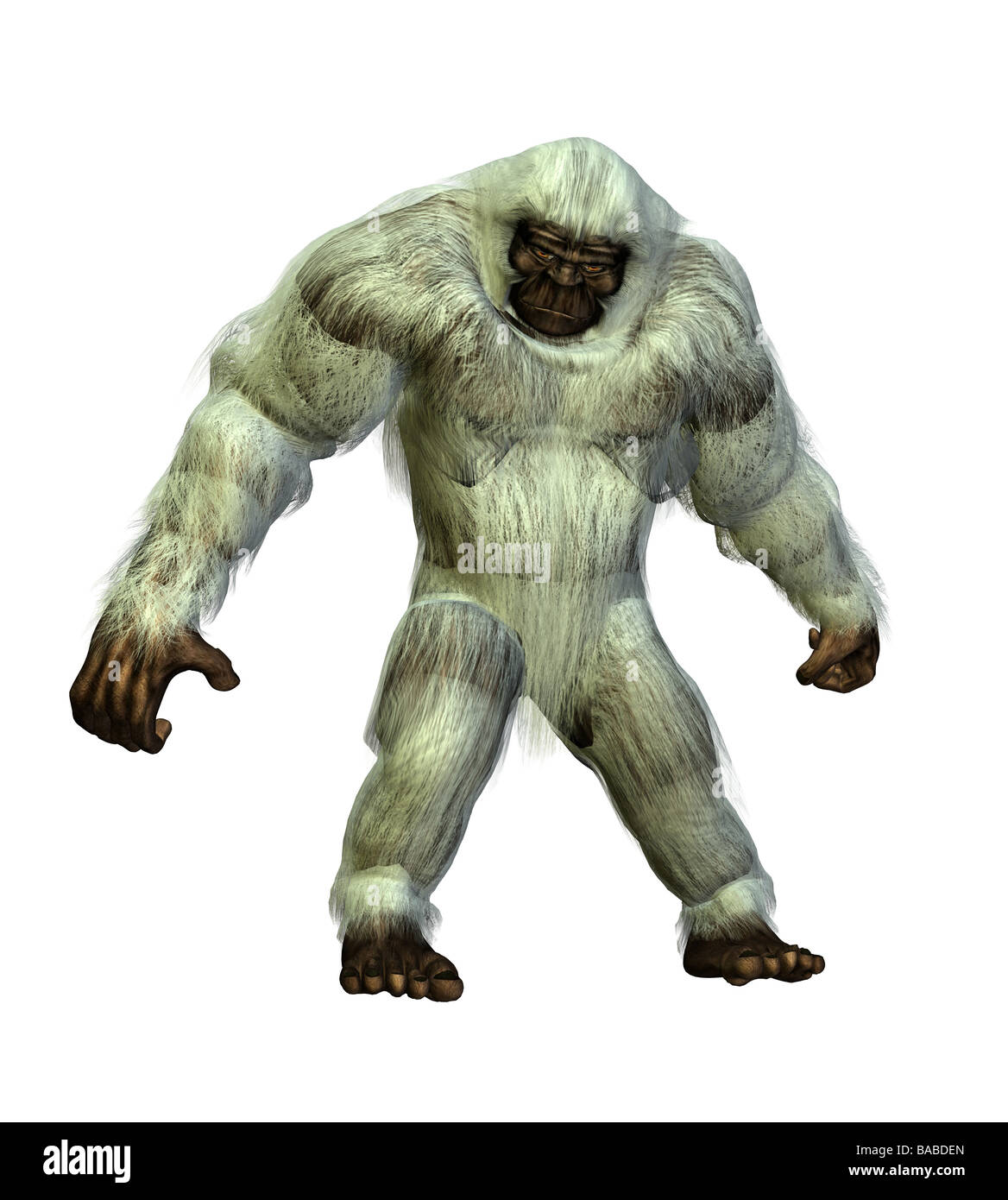 Bigfoot, yeti Stockfoto