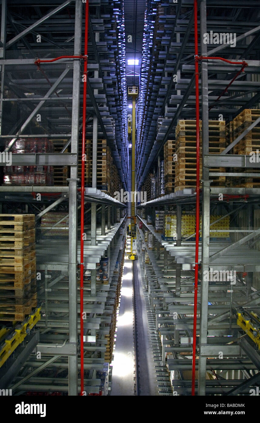 EDEKA Logistikzentrum in Hamm, Deutschland Stockfoto
