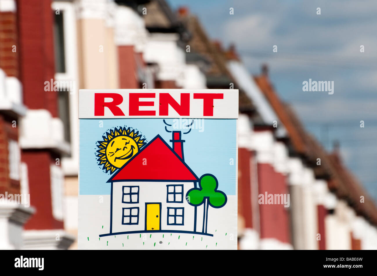 Haus zum mieten London England UK Stockfoto Haus zum mieten London England UK Stockfoto