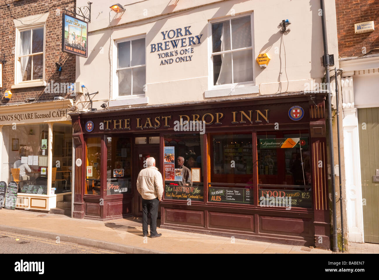 Der Last Drop Inn Pub in York, Yorkshire, Großbritannien Stockfoto