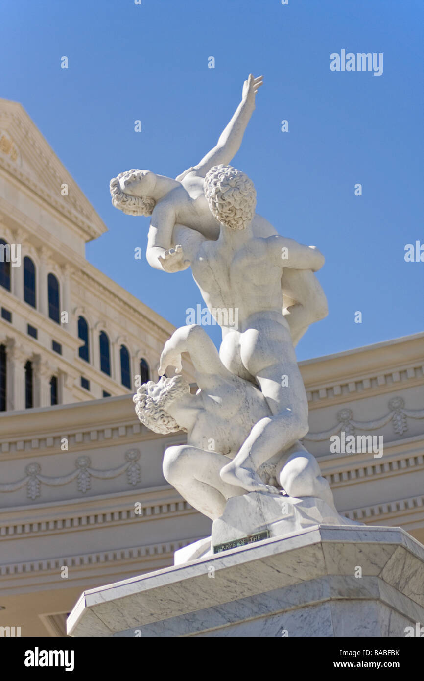 Statue außerhalb Caesars Palace, Las Vegas, Nevada, Vereinigte Staaten Stockfoto