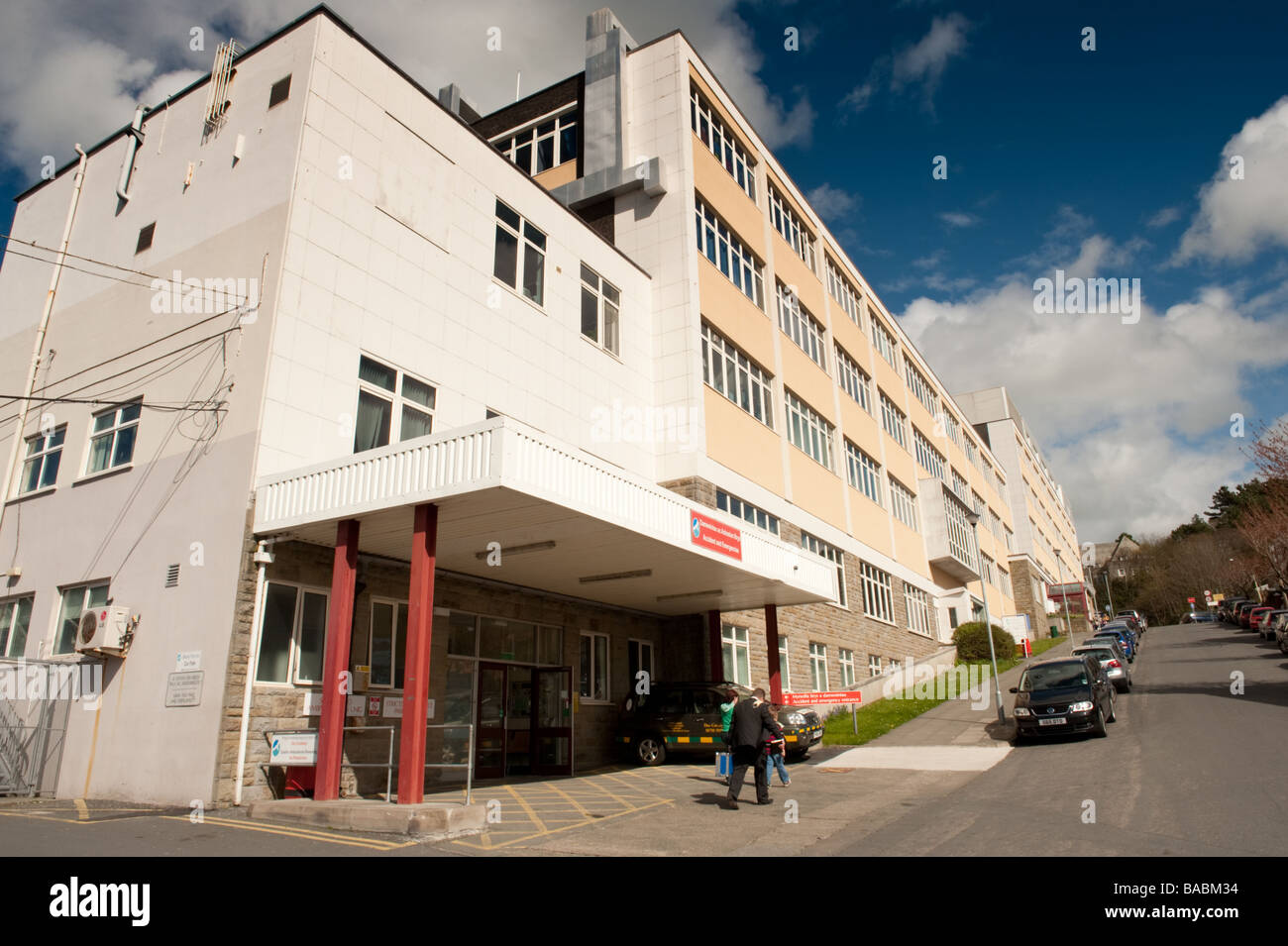 Außen, NHS AKH Bronglais Aberystwyth Wales UK Stockfoto