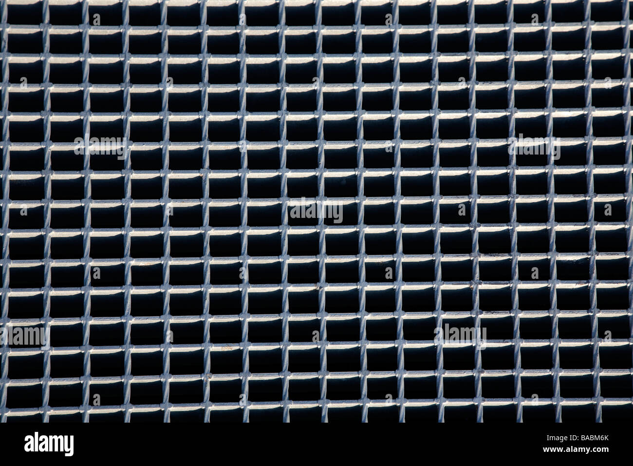 Metallgitter Stockfoto