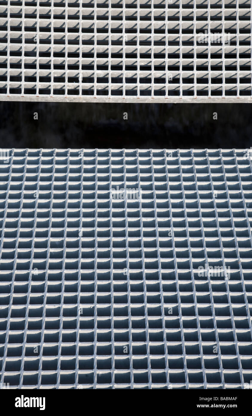 Metallgitter Stockfoto