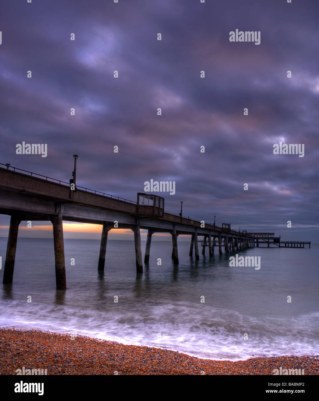 Deal Pier in Kent, UK Stockfoto