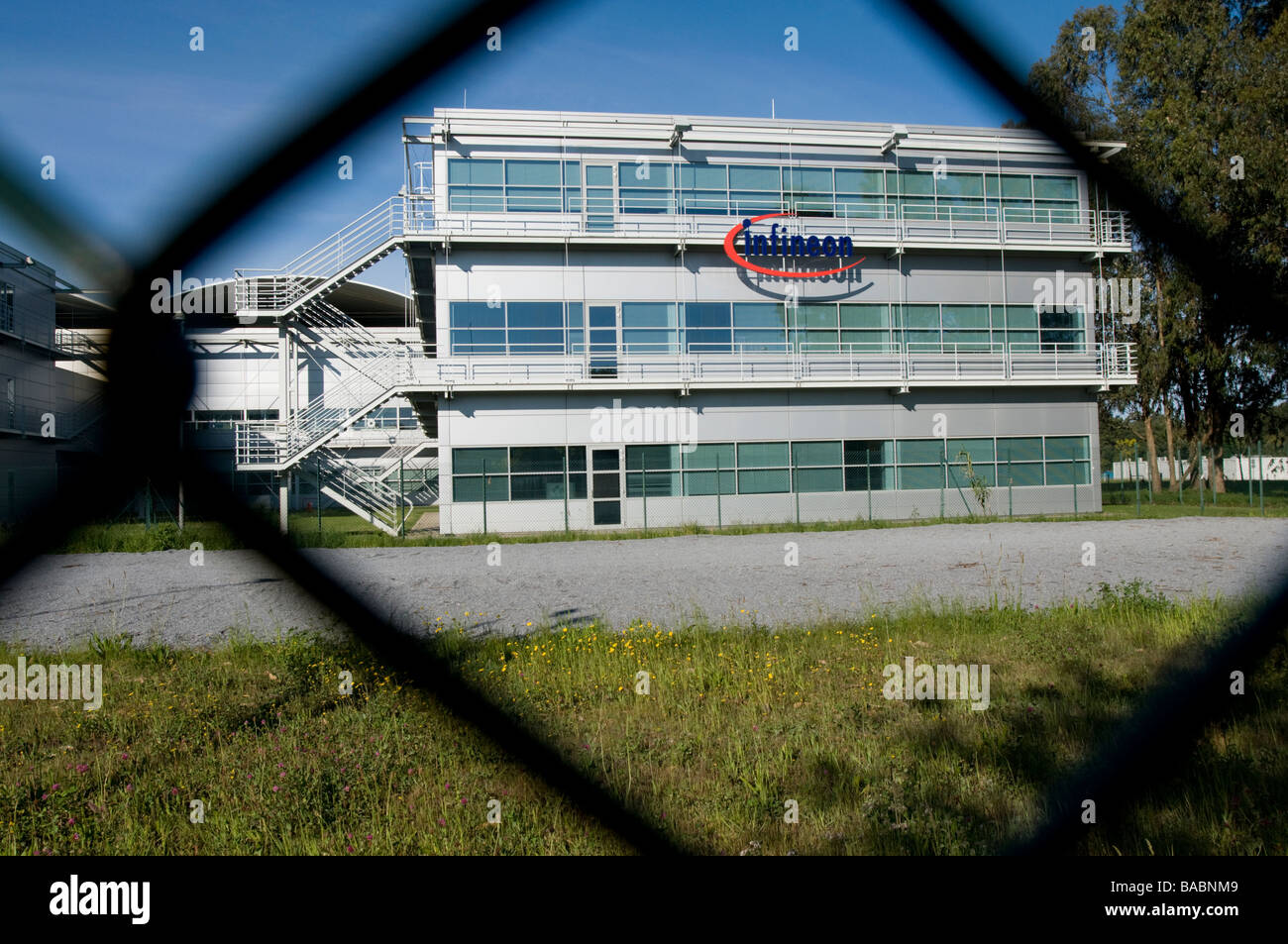 Qimonda-Werk in Vila Conde, Portugal Stockfoto