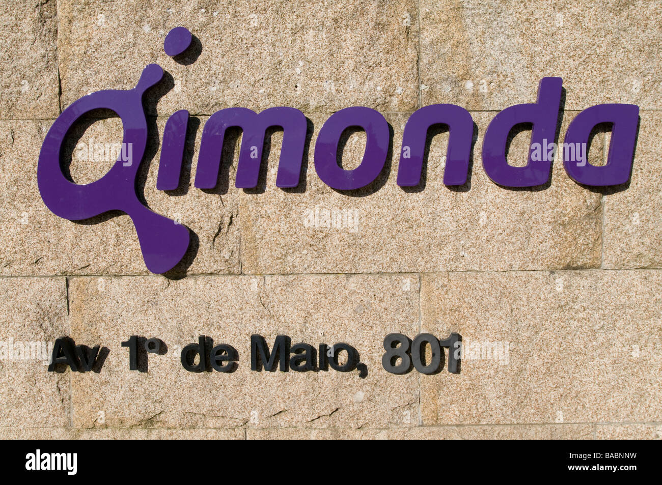 Qimonda-Werk in Vila Conde, Portugal Stockfoto