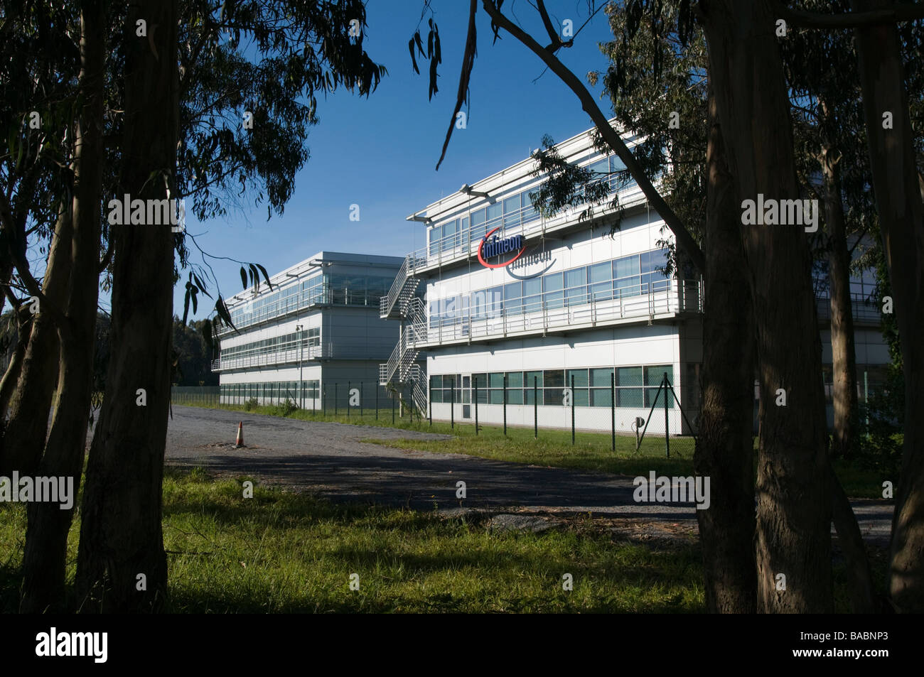 Qimonda-Werk in Vila Conde, Portugal Stockfoto