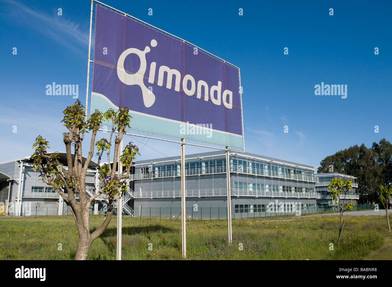 Qimonda-Werk in Vila Conde, Portugal Stockfoto
