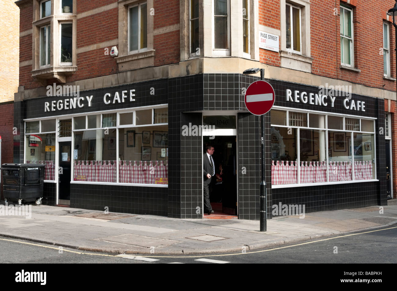 Das Regency Cafe London England UK Stockfoto