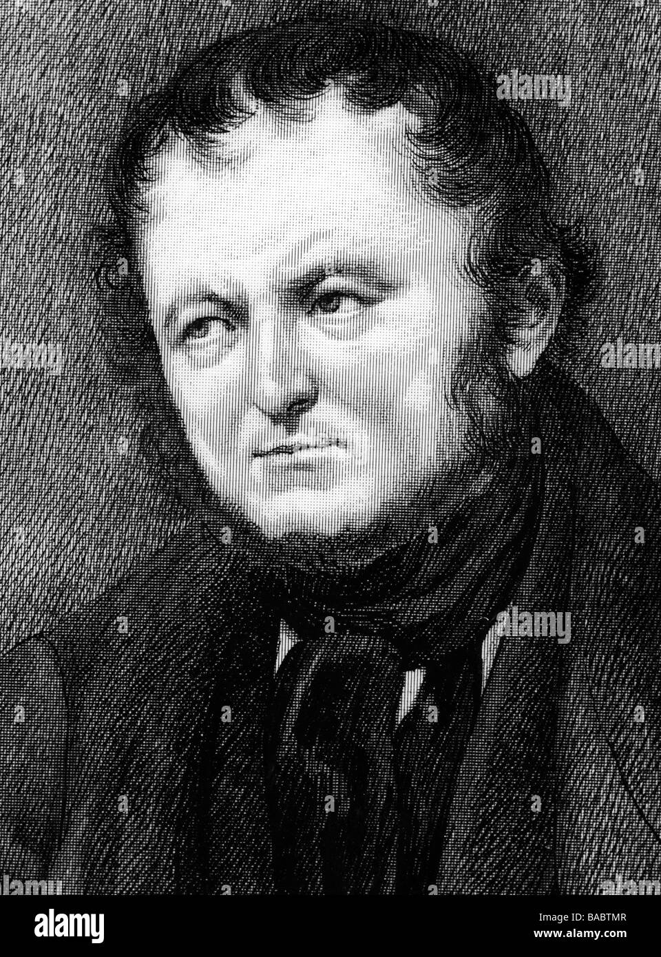 Stendhal (Marie-Henri Beyle), 23.1.1783 - 23.3.1842, französischer Autor/ Schriftsteller, Porträt, nach Originalzeichnung auf skaliertem Papier  Stockfotografie - Alamy