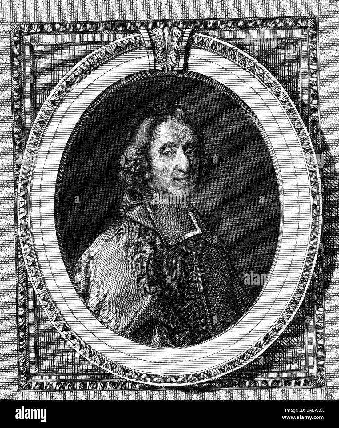 Fenelon, Francois de, 6.8.1651 - 7.1.1715, französischer Geistlicher und Autor/Autorin, halbe Länge, Stahlstich aus dem 19. Jahrhundert, nach dem zeitgenössischen Bild des Künstlers Copyright wurde nicht gelöscht Stockfoto