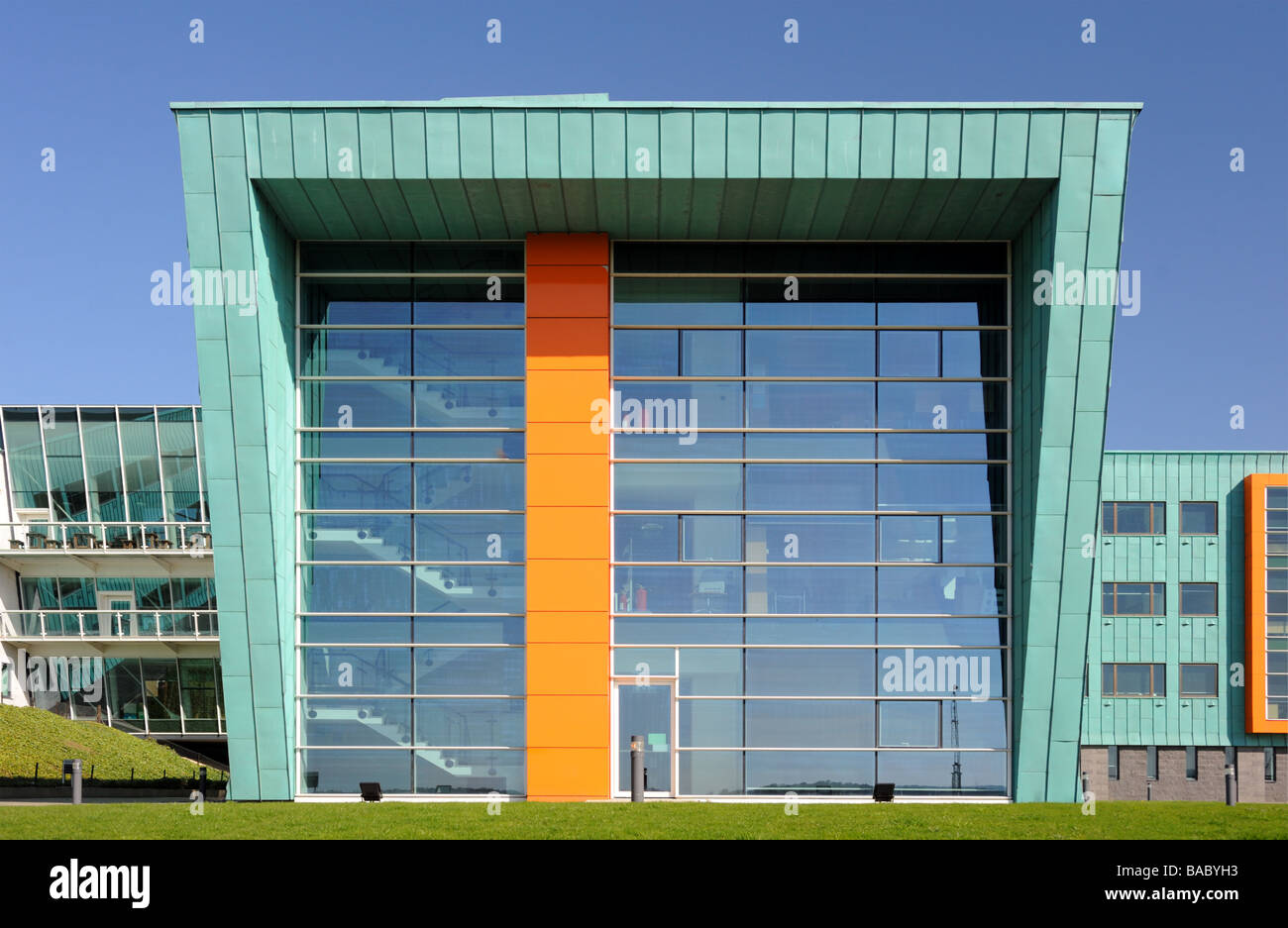 InfoLab21, Information und Kommunikation-Technologiezentrum. Lancaster Universität, Lancashire, England, Vereinigtes Königreich, Europa. Stockfoto