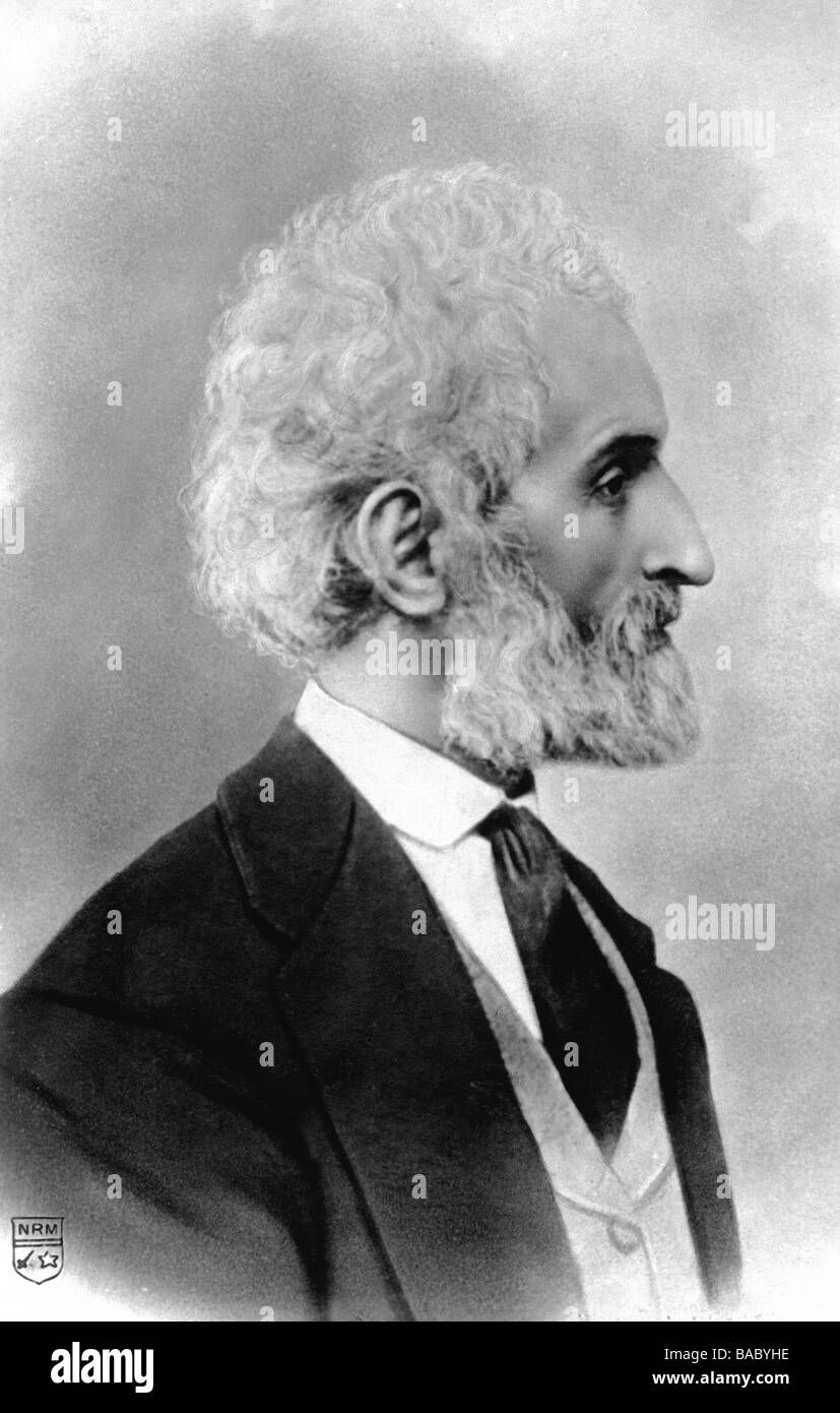 Gorini, Paolo, 29.1.188 - 11.2.1881, italienischer Notarzt, Porträt, Postkarte, Ende des 19. Jahrhunderts, Stockfoto