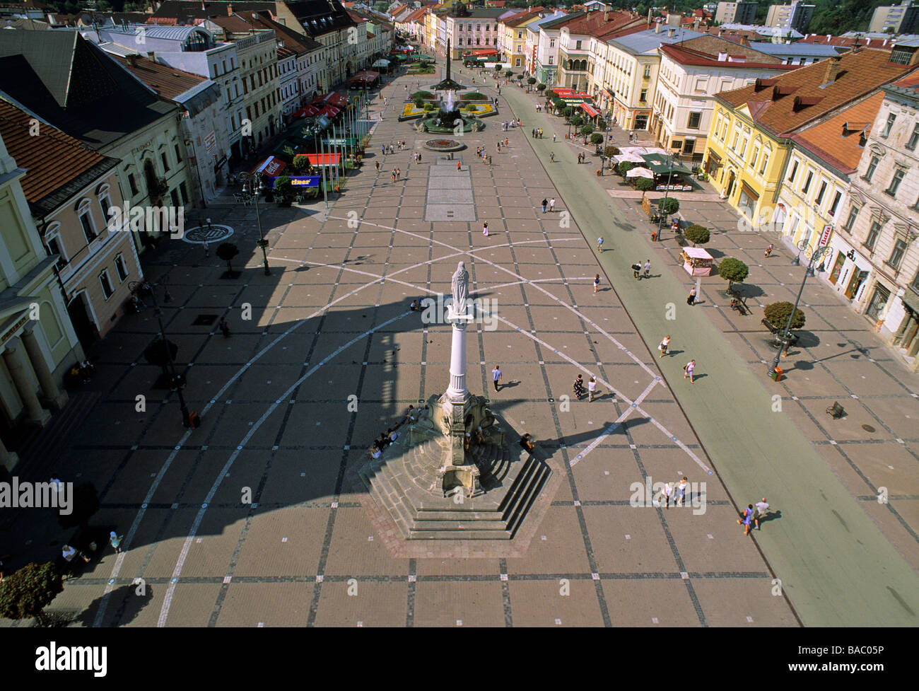 Slowakei, Banska Bystrica, zentralen Platz in der Altstadt Stockfoto