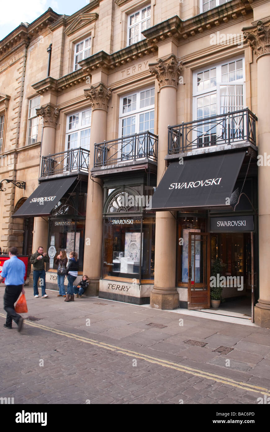 Der Swarovski Shop Store in York, Yorkshire, Großbritannien Stockfoto