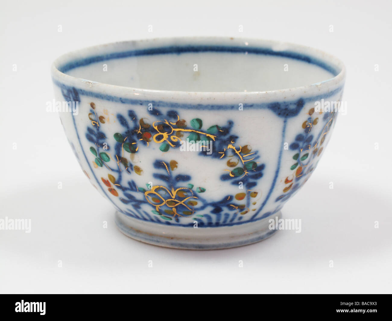 Antike japanische Imari Porzellan Sake Teeschale cup Stockfoto