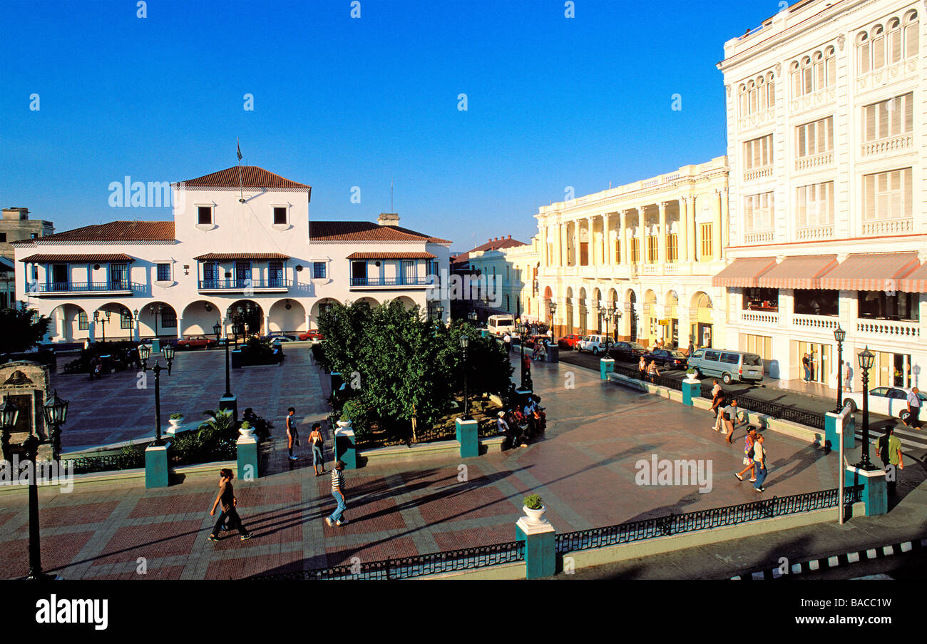 Kuba, Santiago De Cuba, Plaza Major Stockfoto