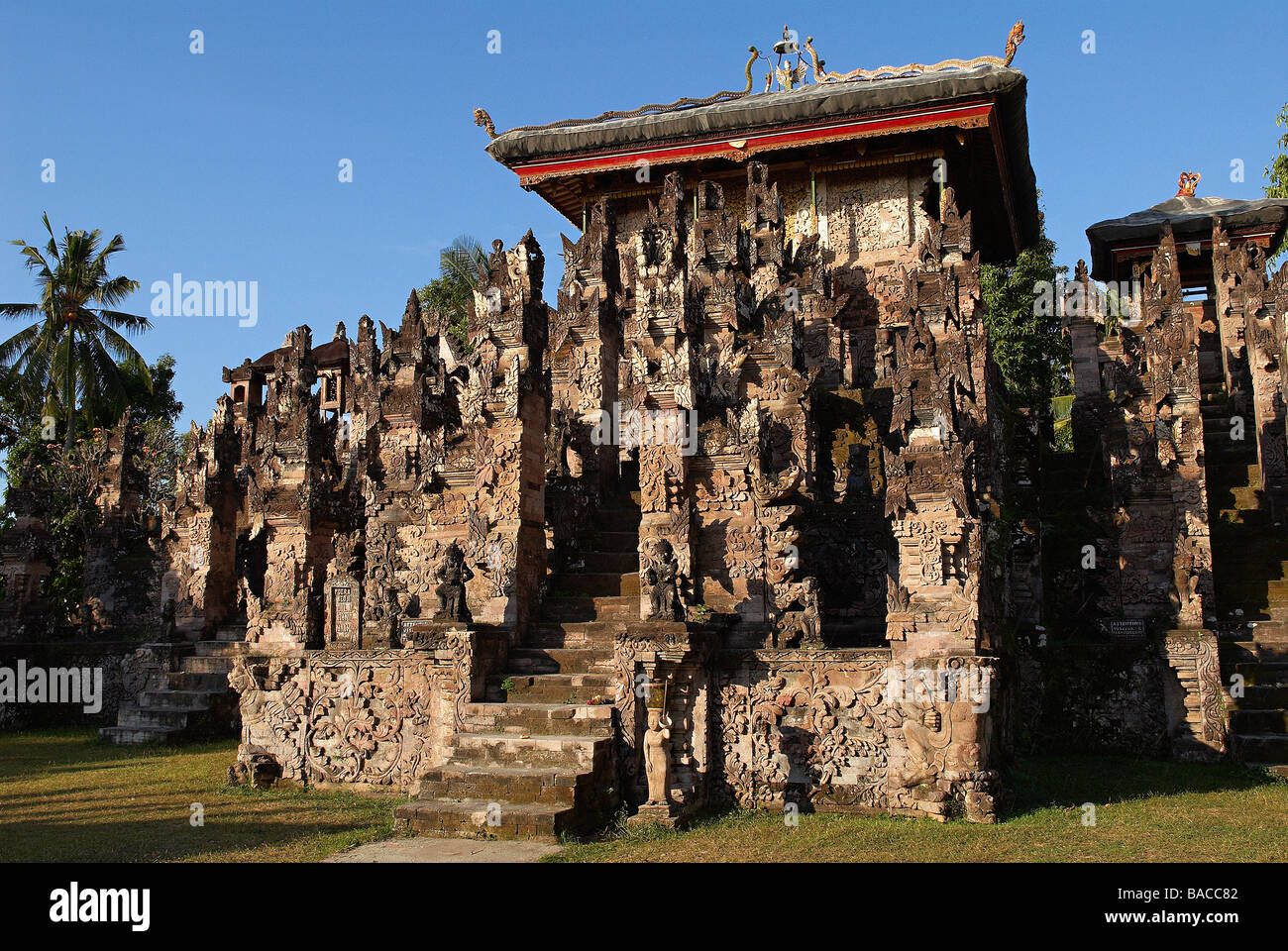 Indonesien, Bali, Pura Beji Tempel gewidmet, die Ernte und Boden Götter in der Nordküste Stockfoto