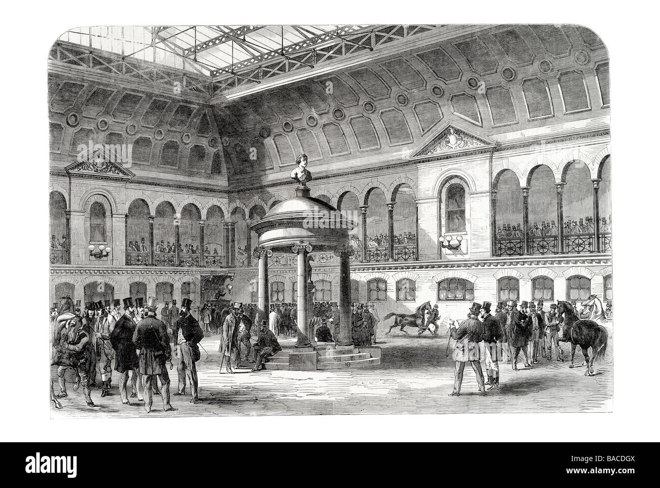 Tattersalls Neubauten der Erstverkauf im Herren-Rennen Pferde Jockey-Verein 1865 Stockfoto