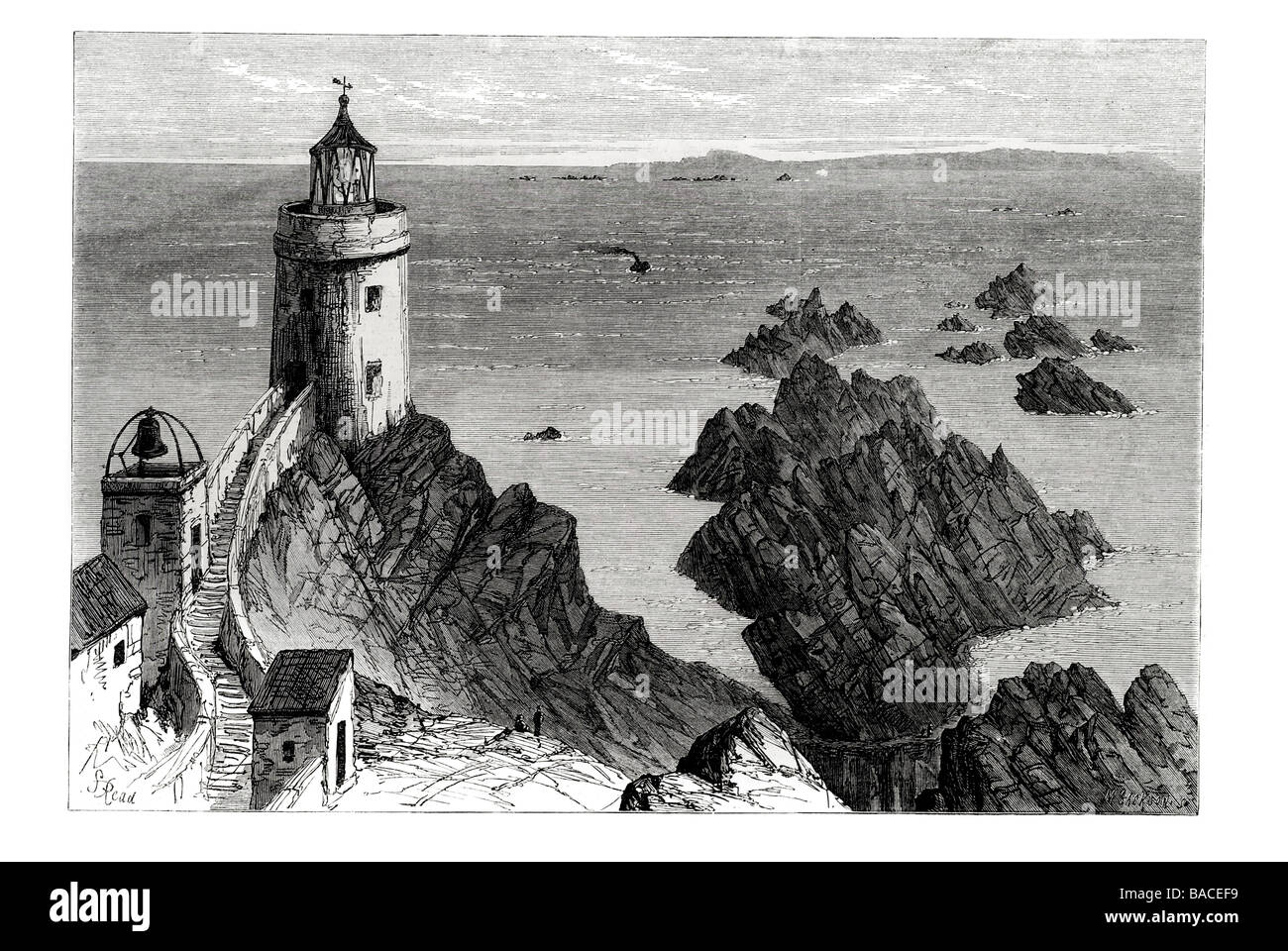 Das Rennen der Alderney aus den Schatullen-1868 Stockfoto