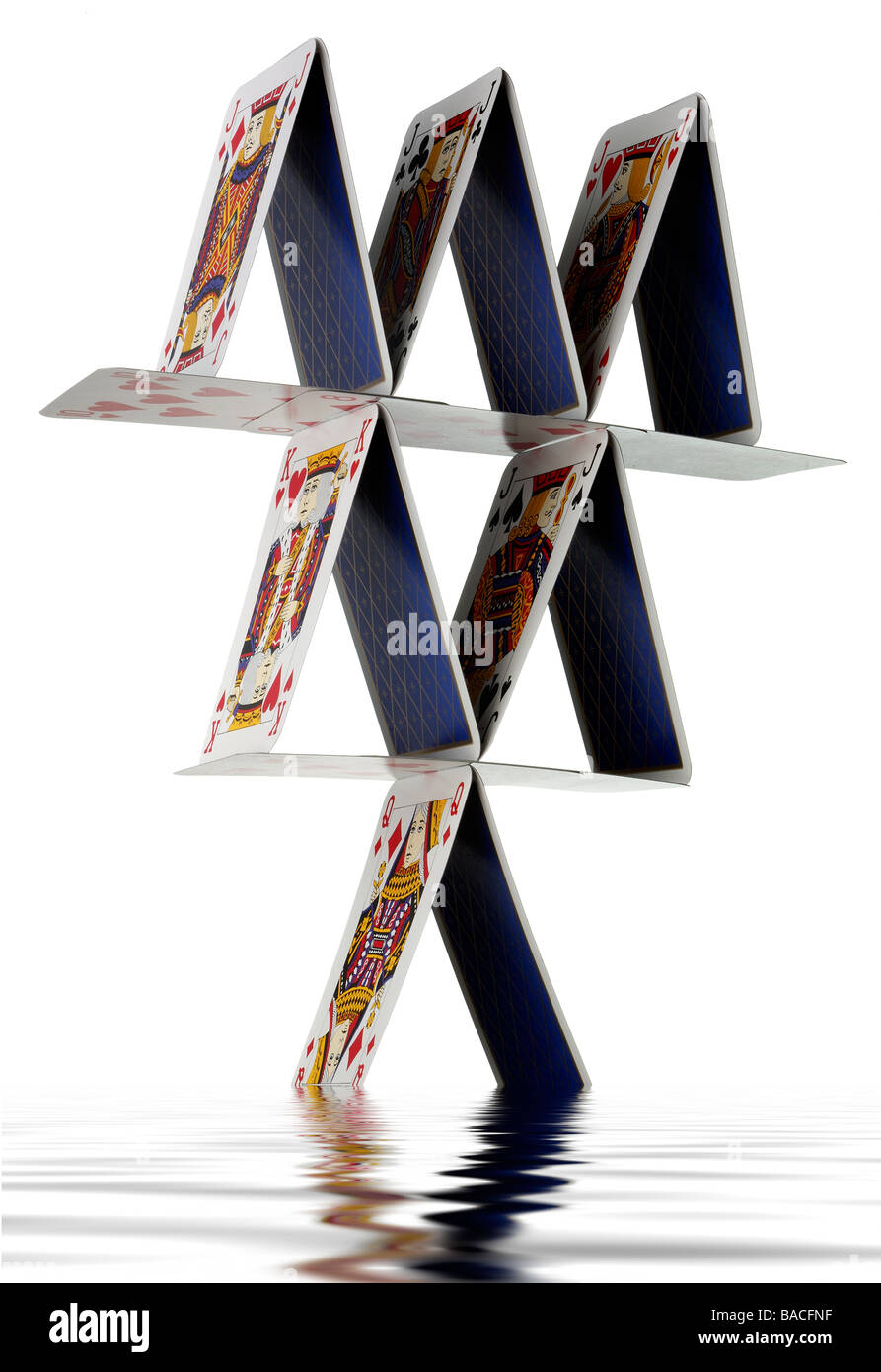 House Of Cards Stockfoto