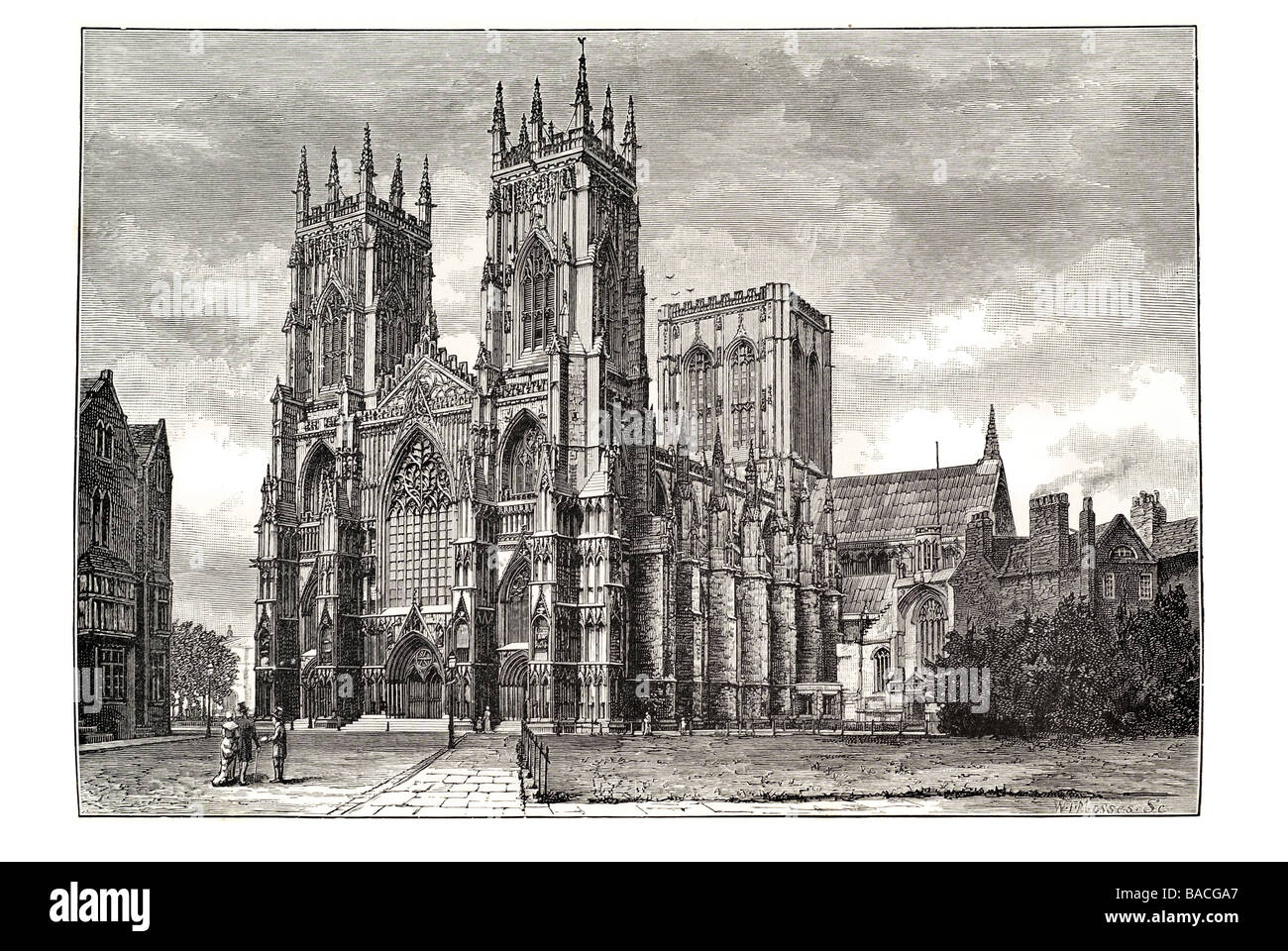 York Minster gotische Kathedrale Erzbischof Kirche Anglo Katholizismus Marienkapelle großen Ostfenster Stockfoto
