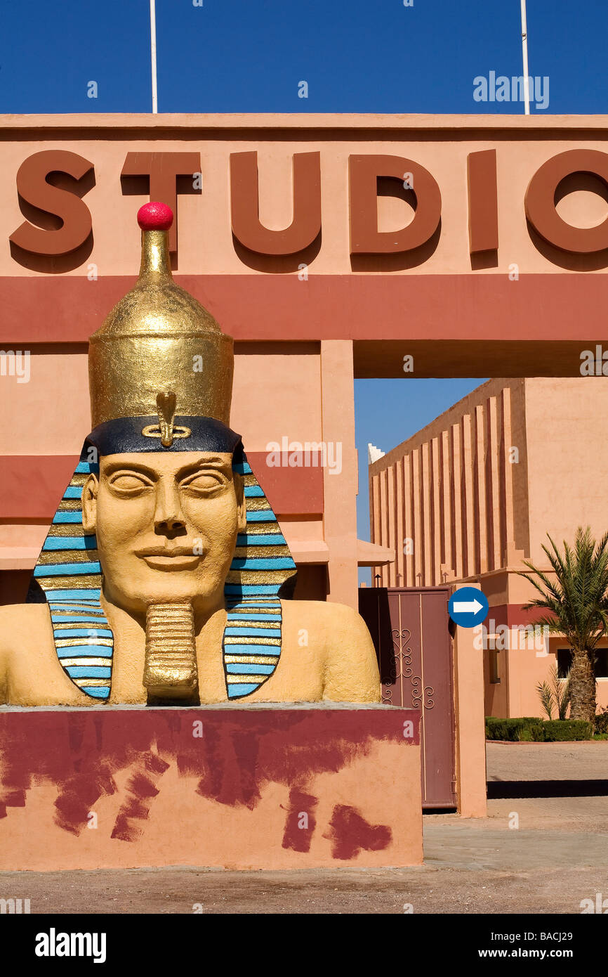 Marokko, großer Süden, Ouarzazate, Eintritt der CLA-Filmstudio Stockfoto