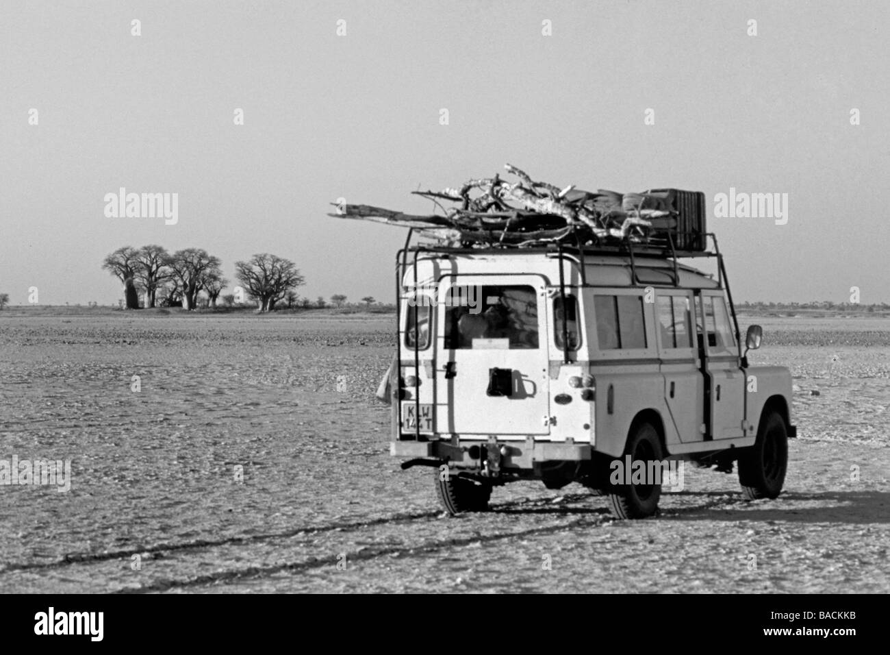 Razzia in der Wüste Stockfoto