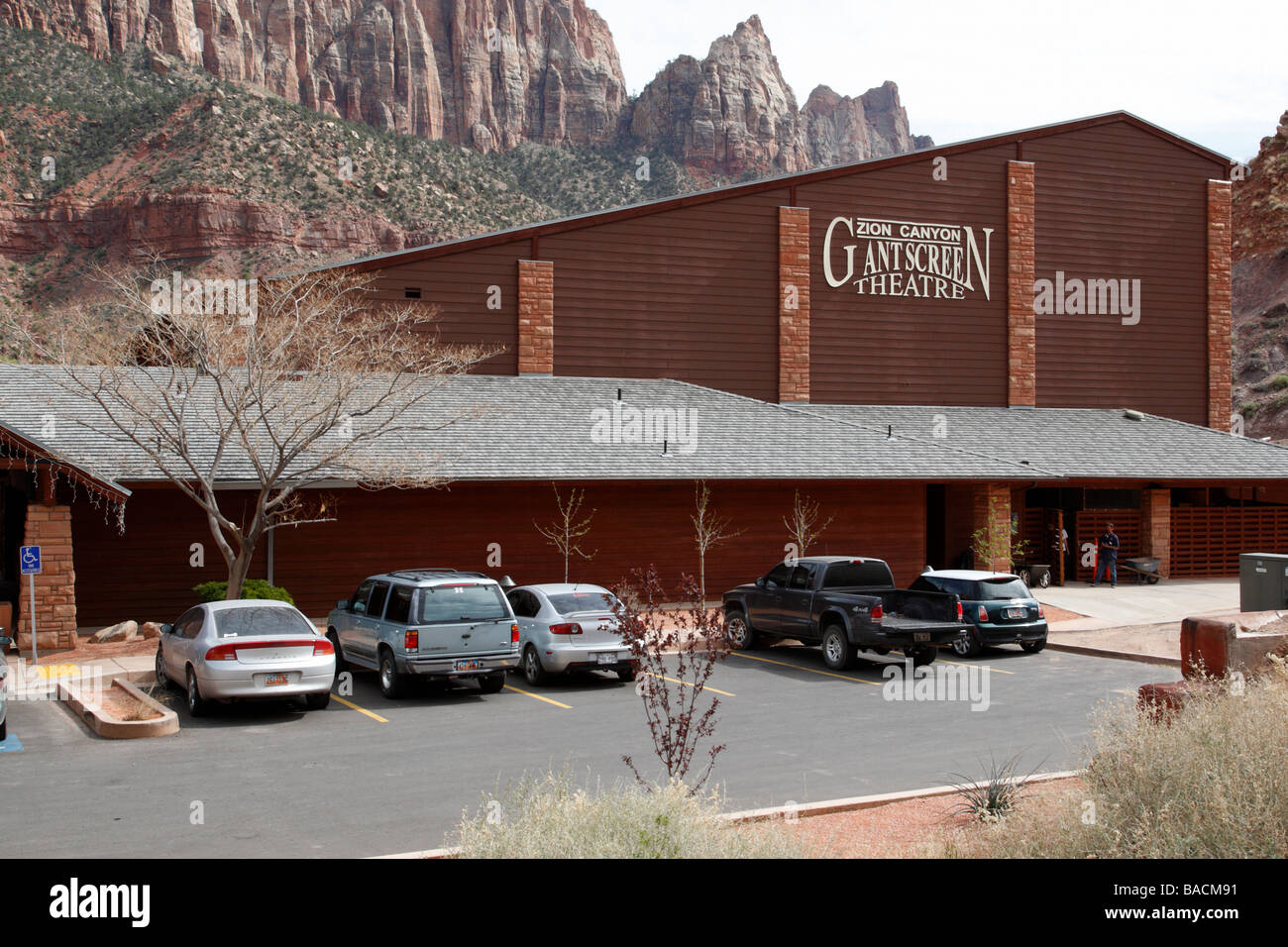 Zion Canyon giant screen Theater Springdale Utah usa Stockfoto