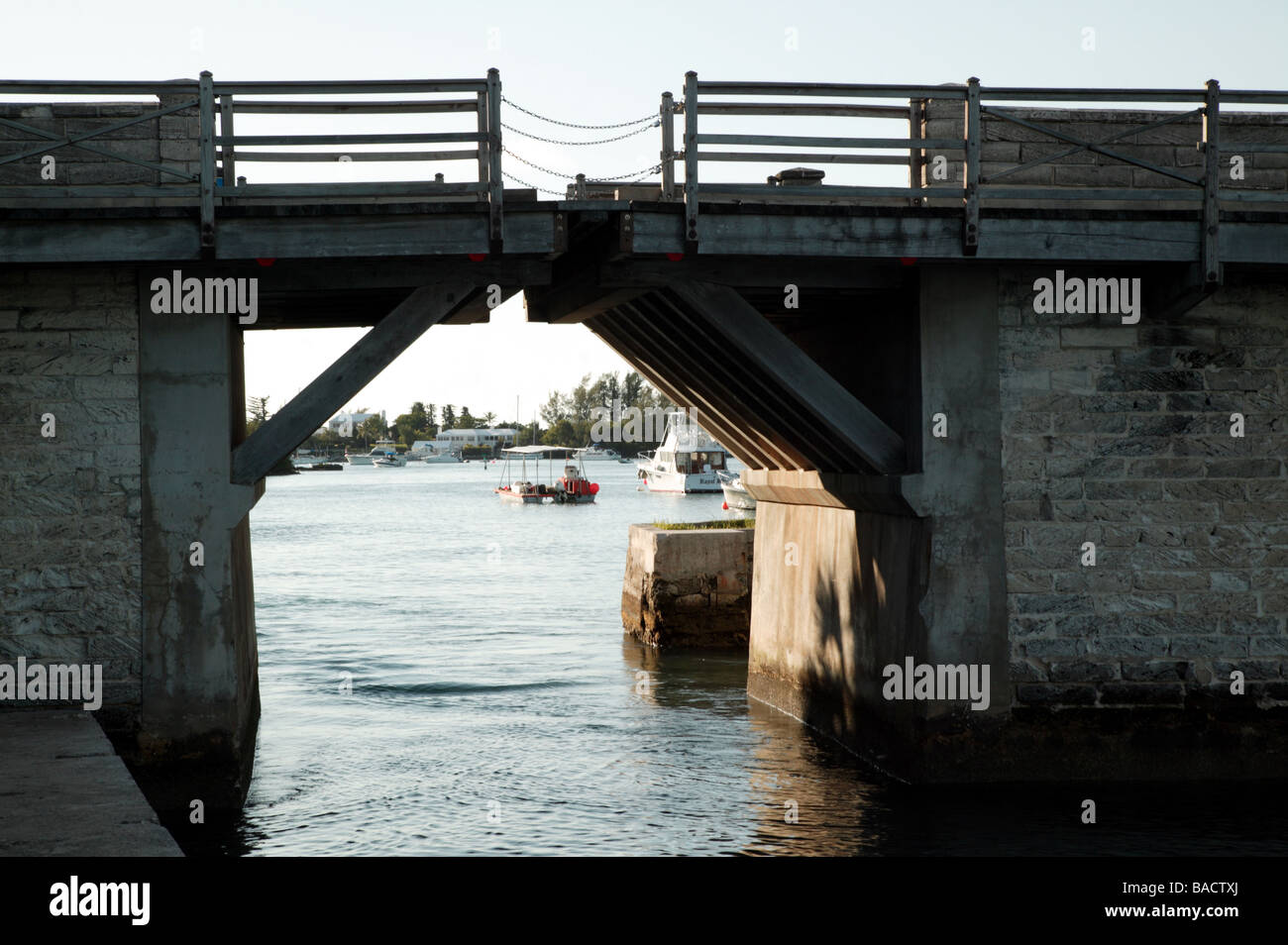 Blick auf Somerset Bridge, Blick nach Westen in Richtung Ely es Harbour Stockfoto