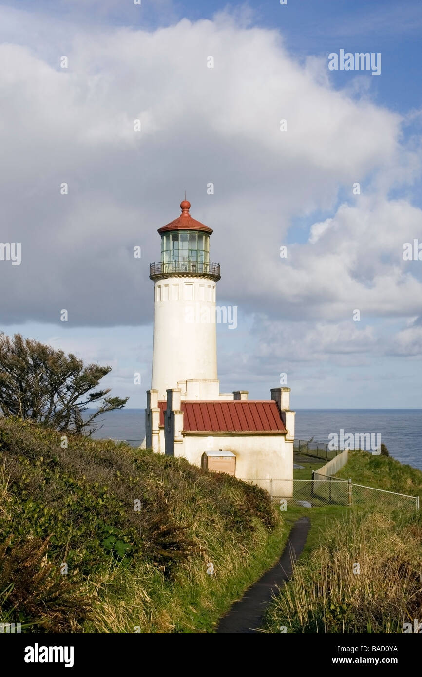 North Head-Leuchtturm - Cape Enttäuschung State Park, Washington Stockfoto