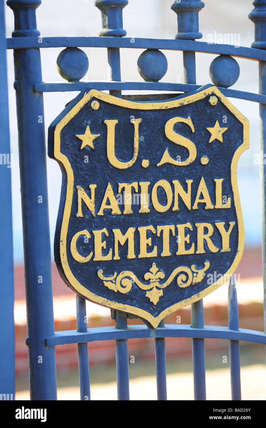 Bürgerkrieg USA Maryland Washington County Antietam National Battlefield National Park Service National Cemetery Stockfoto