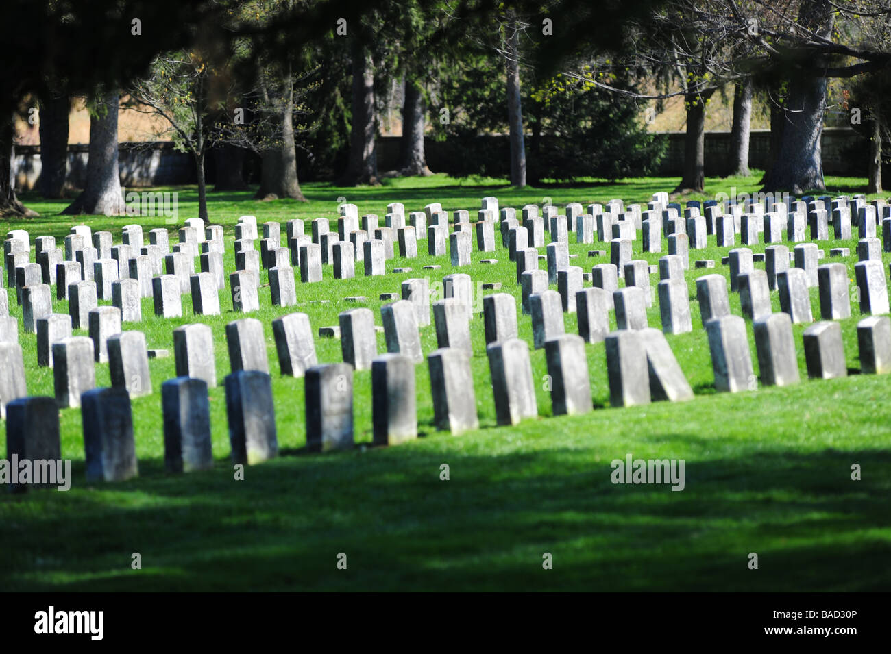Bürgerkrieg USA Maryland Washington County Antietam National Battlefield National Park Service National Cemetery Stockfoto