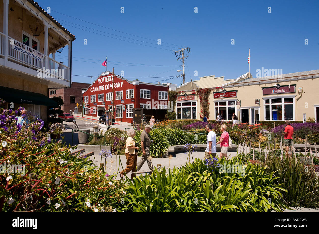 USA, California, Monterey Halbinsel, Monterey, Cannery Row Stockfoto